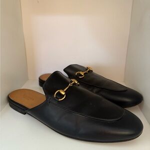 Gucci Women’s Black Leather Loafers